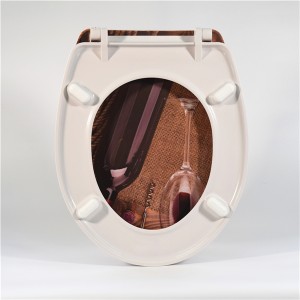 Duroplast Toilet Seat – Red Wine
