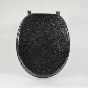 MDF Toilet Seat – Glitter Black