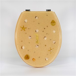 Polyresin Toilet Seat – Beach Type