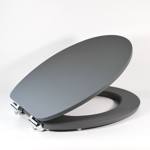MDF Toilet Seat – Rubber Lacquer Grey