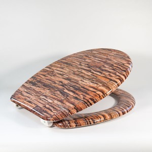 Duroplast Toilet Seat – Stone wall