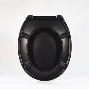 Duroplast Toilet Seat – Black Frosted