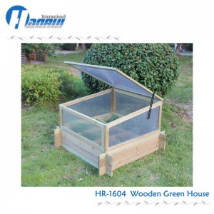 Outdoor garden use wood greenhouse for plants