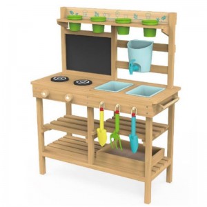 Wood kitchen toy for children